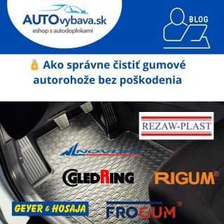 🧴 Ako správne čistiť gumové autorohože bez poškodenia 📖...