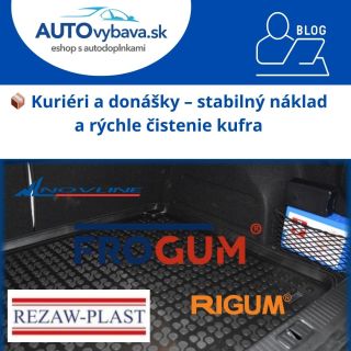 📦 Stabilný náklad a čistý kufor po každej smene...