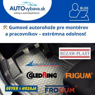 🛠️ Gumové autorohože pre montérov a pracovníkov 📖...