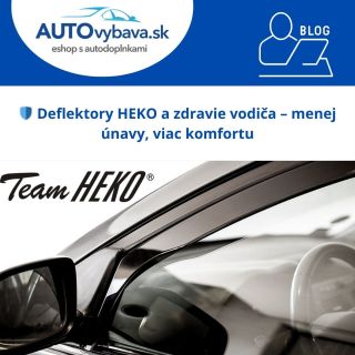 🛡️ Deflektory HEKO a zdravie vodiča 📖 Prečítaj → https://www.autovybava.sk/deflektory/ • 🧠 Menej hluku, prievanu a únavy...
