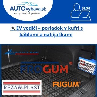 🔌 EV vodiči, poriadok v kufri s káblami a nabíjačkami 📖...