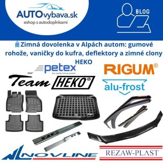 🧳🚗 Zimná dovolenka v Alpách autom? Rigum, Rezaw Plast, Petex, Novline, HEKO, SCOUTT, AluFrost a Avisa sa postarajú, aby...