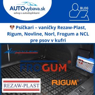 🐶 Psíčkari – čistý kufor s vaničkami Rezaw-Plast, Rigum, Novline, Norl, Frogum a NCL 📖...