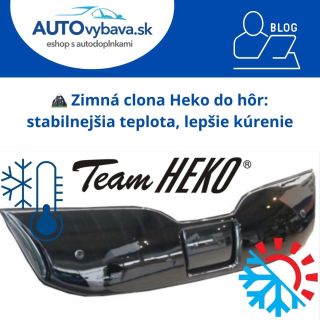 🏔️ Zimná clona Heko do hôr: stabilnejšia teplota, lepšie kúrenie 📖...