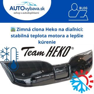🛣️ Zimná clona Heko na diaľnici: stabilná teplota motora a lepšie kúrenie...