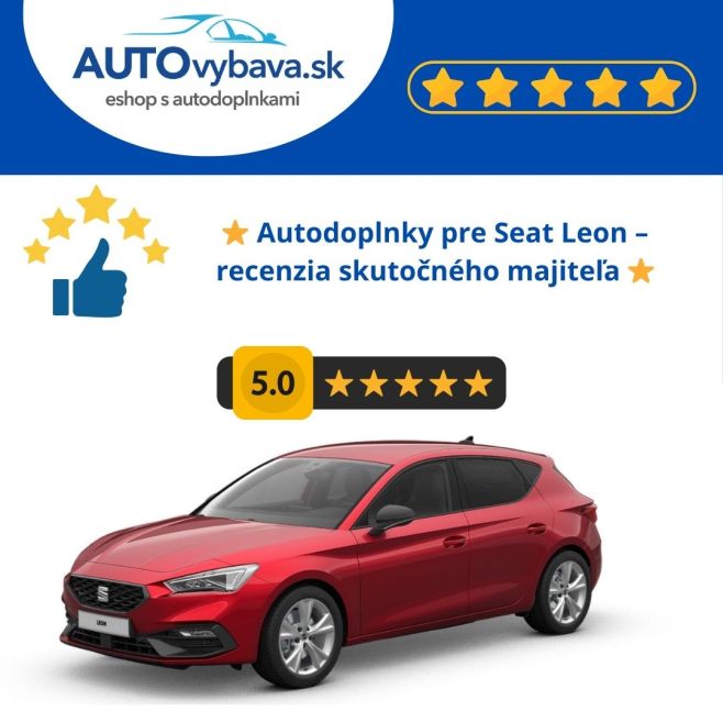 ⭐️ Autodoplnky pre SEAT Leon – recenzia spokojného majiteľa ⭐️ Jazdím SEAT Leon denne do mesta aj na diaľnici. Chcel som...