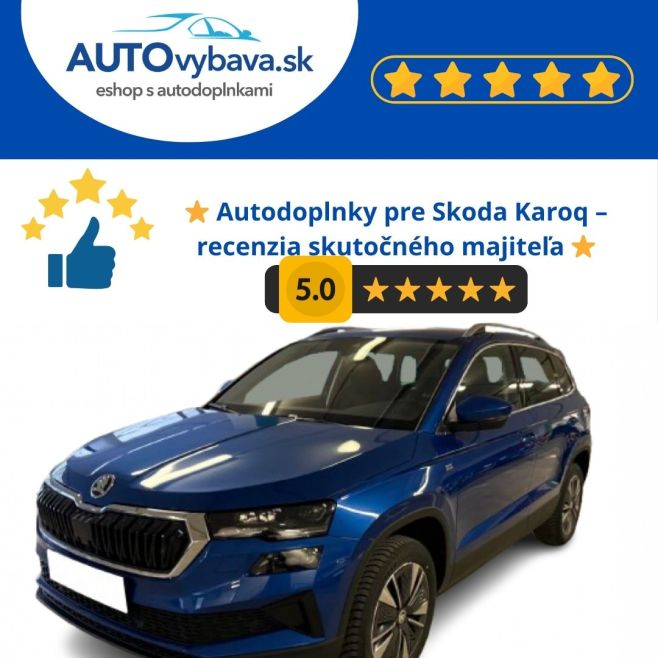 ⭐️ Autodoplnky pre Škoda Karoq – recenzia spokojného majiteľa ⭐️ Môj Škoda Karoq má zvládnuť školu, nákupy aj výlety v...