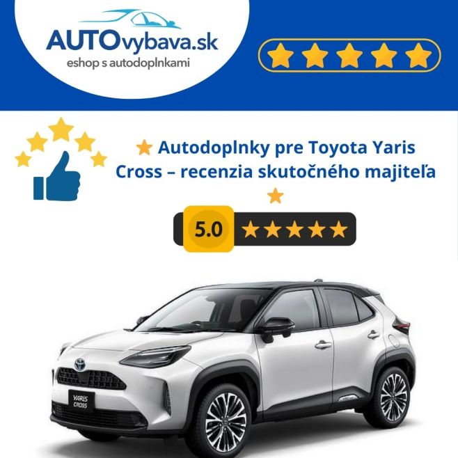 ⭐️ Autodoplnky pre Toyota Yaris Cross – recenzia spokojného majiteľa ⭐️ Moja Toyota Yaris Cross je mestské SUV, ktoré musí...