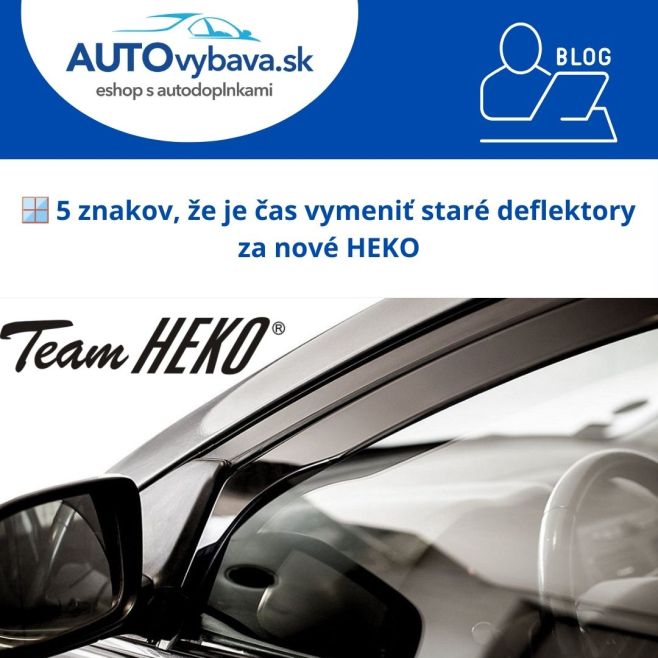 🪟 5 znakov, že je čas vymeniť staré deflektory za nové HEKO 📖 Prečítaj → https://www.autovybava.sk/deflektory/ ⚡ Praskliny...